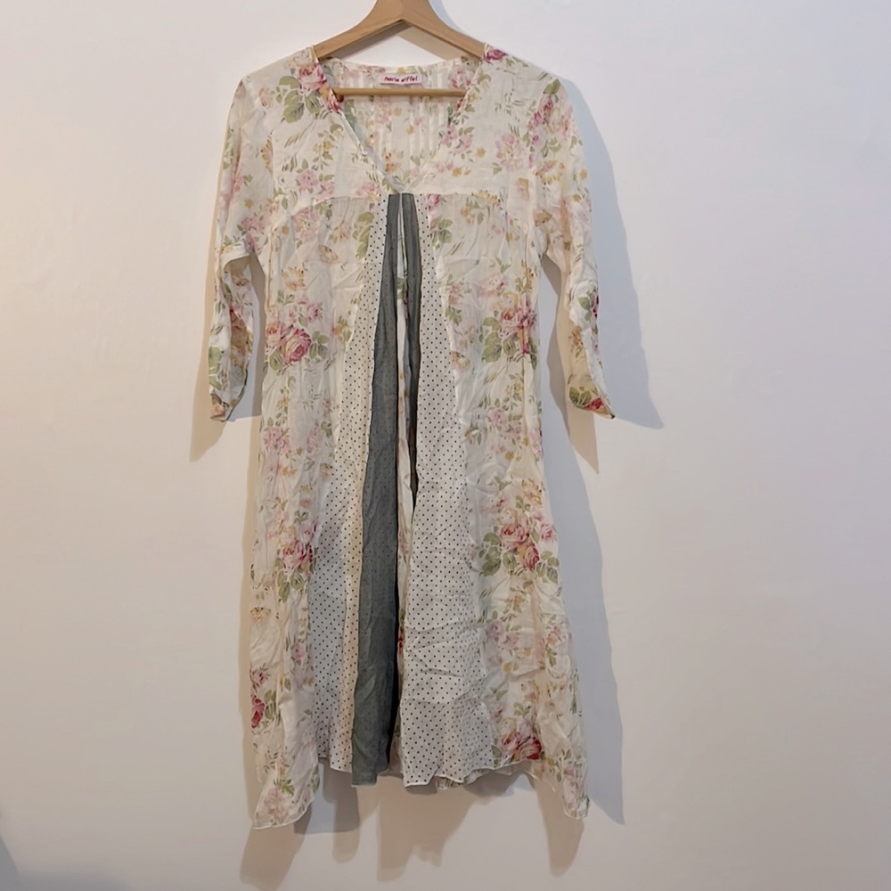 Marie Eiffel gauze cotton dress size medium